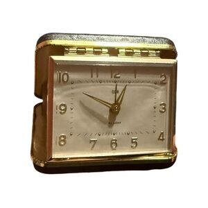 Vintage Elgin Travel Alarm Clock